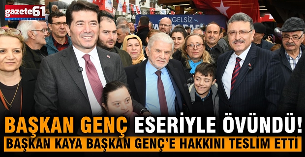 Başkan Genç Eseriyle Övündü!
