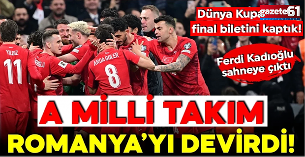 Dünya Kupası yolunda dev adım! A Milli Takım, Romanya’yı devirdi, final biletini kaptı!