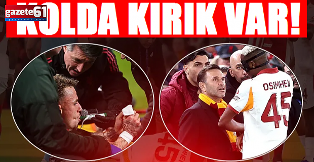 Galatasaray’dan gece yarısı sakatlık açıklaması! “Kırık var”