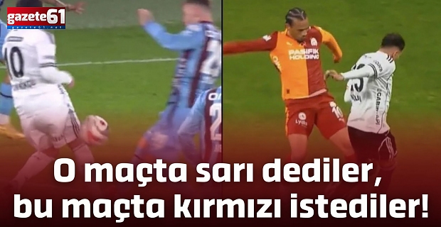 O maçta sarı dediler, bu maçta kırmızı istediler!