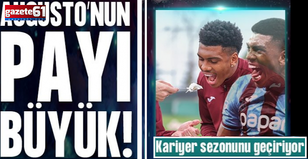 Trabzonspor'da Augusto şov! Kariyerinde bir ilke imza attı