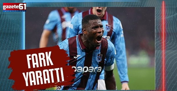 Trabzonspor'da, Onuachu'dan büyük başarı!