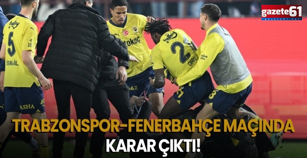 Trabzonspor-Fenerbahçe maçında karar çıktı!