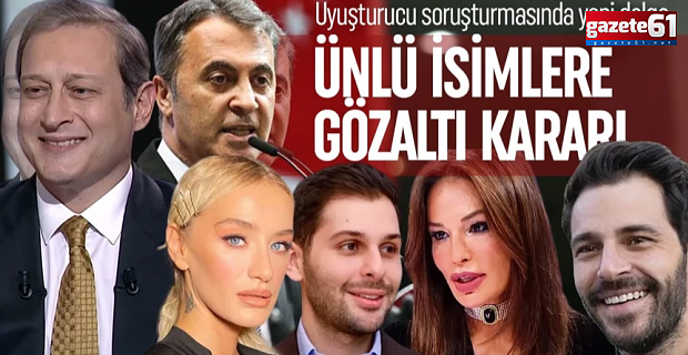 Ünlülere yönelik uyuşturucu operasyonunda yeni dalga!