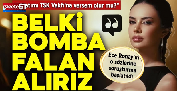 "Zekatımı TSK Vakfı'na vermek istiyorum belki bomba falan alırız!"