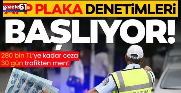 APP Plaka Denetimleri Başladı