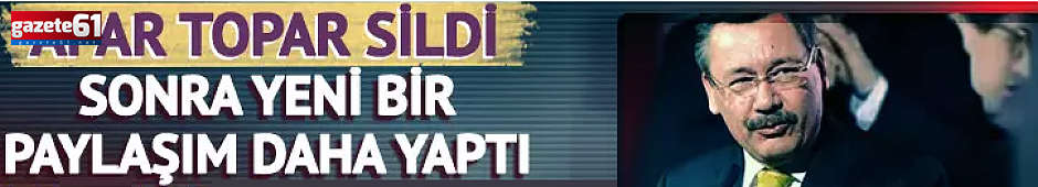 Melih Gökçek, Dilek İmamoğlu'nu hedef aldı: Apar topar sildi