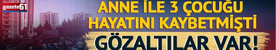 Yangın faciasında 4 gözaltı