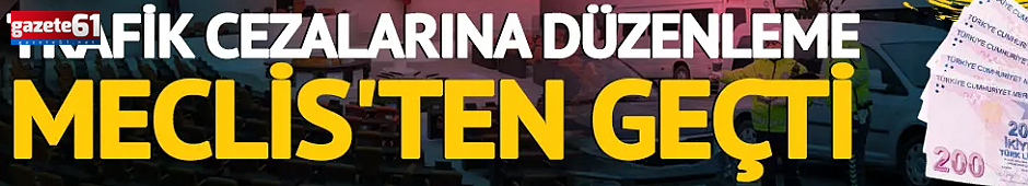 Trafik cezalarına düzenleme Meclis'ten geçti: Ağır yaptırımlar geldi!