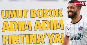 Umut Bozok adım adım Trabzon'a!