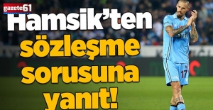 Trabzonspor'un Slovak yıldızı Marek Hamsik'ten sözleşme açıklaması
