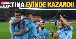 Trabzonspor evinde kazandı