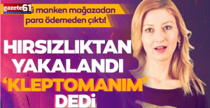 Oyuncu ve model hırsızlıktan yakalandı