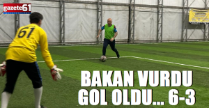 BAKAN VURDU, GOL OLDU...