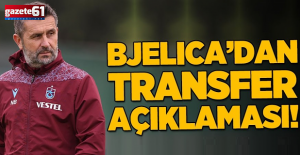 Trabzonspor'da teknik direktör Nenad Bjelica'dan transfer sözleri!