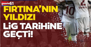 Trabzonspor'un yıldızı Süper Lig tarihine geçti!