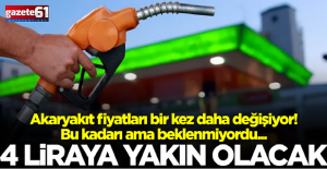 Akaryakıt fiyatları bir kez daha değişiyor!