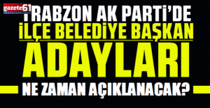 AK Parti Trabzon ilçe belediye başkan...