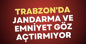 Trabzon'da Jandarma ve Emniyet Göz Açtırmıyor