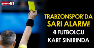 Trabzonspor'da sarı tehlike!