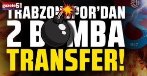 Trabzonspor'dan iki bomba birden!