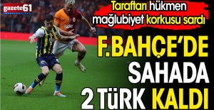 Fenerbahçe'de sahada 2 Türk kaldı. Taraftarı hükmen mağlubiyet korkusu sardı