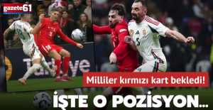 Milliler kırmızı kart bekledi! İşte o pozisyon...
