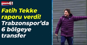 Fatih Tekke raporu verdi! Trabzonspor’da 6 bölgeye transfer