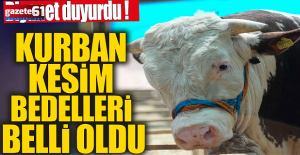 Kurban kesim bedelleri belli oldu!