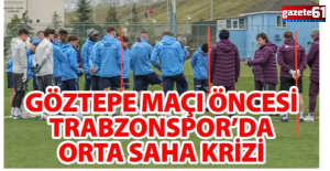 Trabzonspor'da kupa maçı öncesinde orta saha krizi!