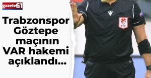 Trabzonspor Göztepe maçının VAR hakemi açıklandı…