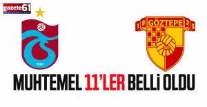  Trabzonspor'un ilacı kupa! İşte Göztepe maçı 11'i