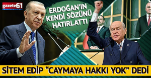 Bahçeli'den Erdoğan'a sitem!