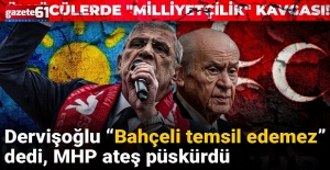 Dervişoğlu “Bahçeli temsil edemez” dedi, MHP ateş püskürdü