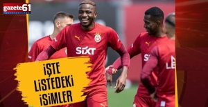 Galatasaray'ın Ziraat Türkiye Kupası finali kamp kadrosu belli oldu