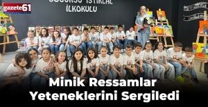 Minik Ressamlar Yeteneklerini Sergiledi