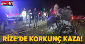 Ovit Tüneli çıkışında kaza: 3 ölü, 2 yaralı