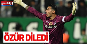 Özür Diledi