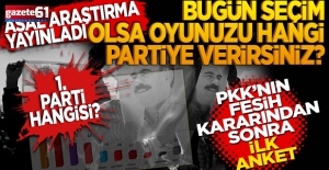 PKK'nın feshi sonrası ilk ankette dikkat çeken tablo!