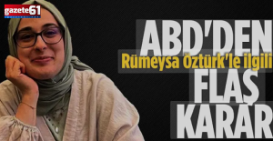 Rümeysa Öztürk serbest bırakıldı