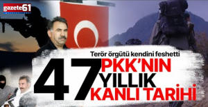 Terör örgütünün kanlı tarihi