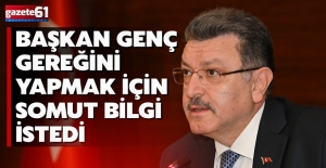 Trabzon'da Başkan Genç: Bir Allah'ın kulu alamaz...