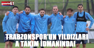 Trabzonspor’un genç yıldız adayları A Takım idmanında!