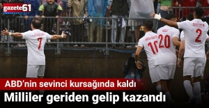 A Milli Takım hazırlık maçında ABD’yi devirdi!