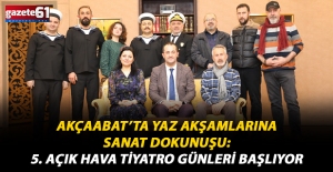AKÇAABAT’TA YAZ AKŞAMLARINA SANAT DOKUNUŞU: 5. AÇIK HAVA TİYATRO GÜNLERİ BAŞLIYOR