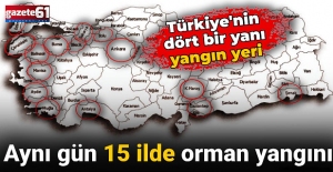 Türkiye'nin dört bir yanı yangın yeri