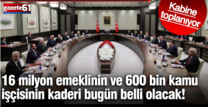 Emeklinin ve kamu işçisinin kaderi bugün belli olacak!