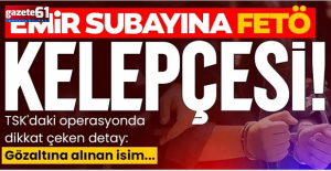 Emir subayına FETÖ kelepçesi!