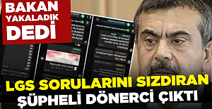 LGS Soruları Dönerci sızdırmış!