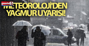 Meteoroloji'den yağmur alarmı!